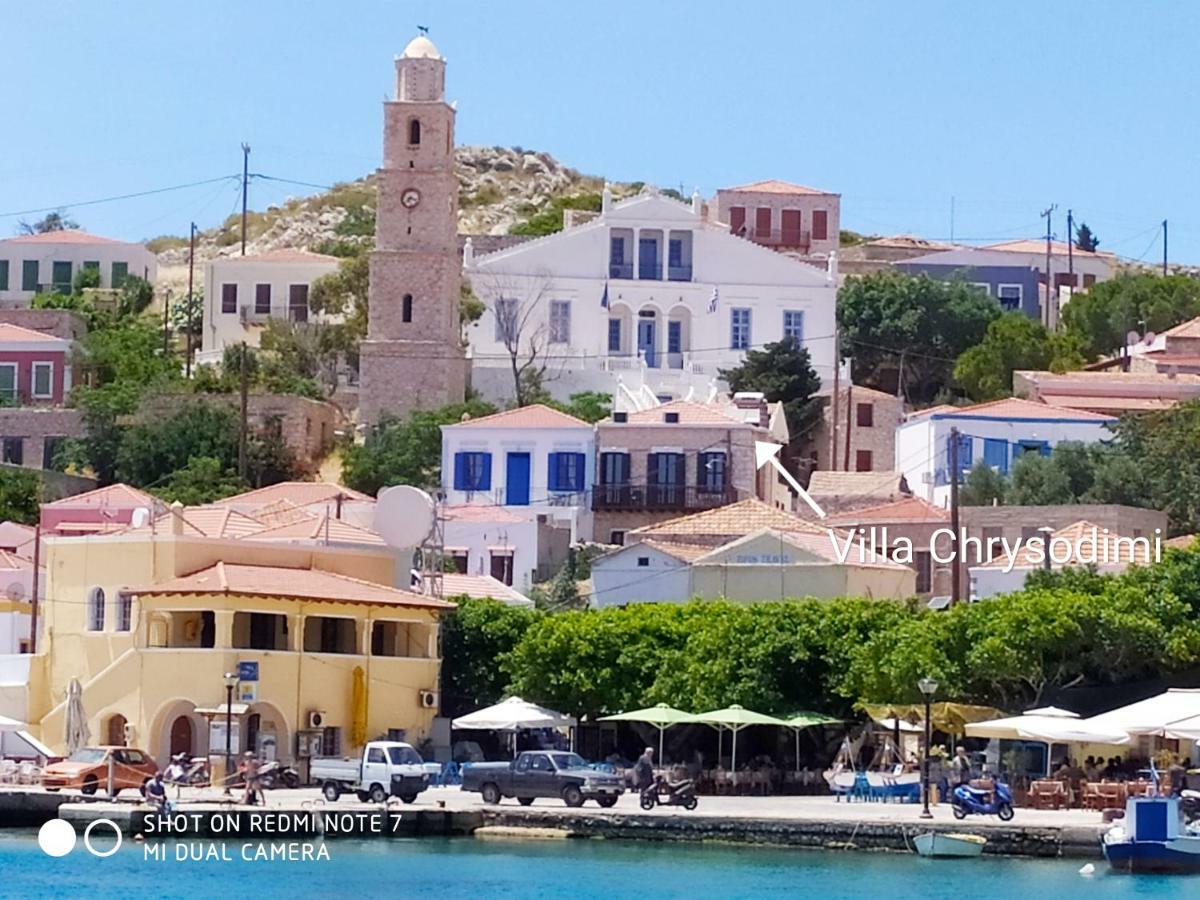Villa Chrysodimi Chalki Town Exterior foto